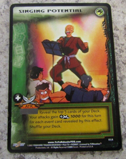 Yu Yu Hakusho TCG CCG Singing Potential V1/4 Ghost Files Promo Card - Image 1