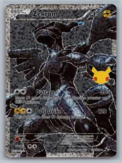 Zekrom Celebrations: Classic Collection #114/114 Holo Pokemon Card - Image 1