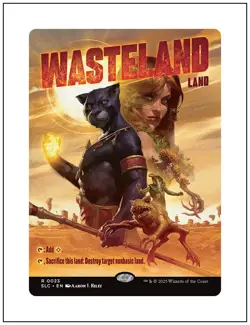 1x Wasteland, Secret Lair Countdown Drop, Magic MTG NM - Image 1