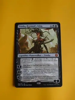 Vraska, Betrayal's Sting. Mythic. 115 MTG Card. ONE. Planeswalker - Image 1