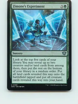 Zimone's Experiment - U169 - MTG - Secrets of Strixhaven (SOS) - Image 1