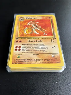 First Edition Vintage Pokemon Cards Rocket Fossil Jungle 34 Cards WOTC Job Lot - Image 1