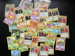 First Edition Vintage Pokemon Cards Rocket Fossil Jungle 34 Cards WOTC Job Lot - Image 2