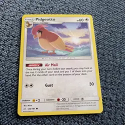 Pokemon Card Sun & Moon Team Up TCG Card Pidgeotto 123/181 - Image 1