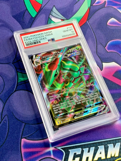2021 Pokemon SWSH Evolving Skies Rayquaza VMax Full Art #111 PSA 10 Gem Mint - Image 2