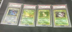 Lot Of 4 PSA 9 Slabs From Japanese Neo And Porygon CD Promo - Image 1