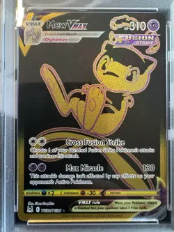 2022 POKEMON SWORD & SHIELD LOST ORIGIN #TG30 FULL ART/MEW VMAX PSA 10 GEM MINT - Image 3