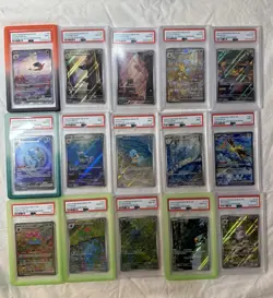 Pokemon 151 Lot of PSA Graded Cards - Image 1