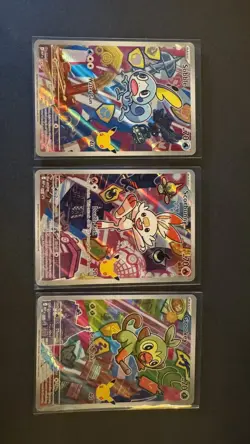 Pokemon Series 2 First Partner Illustration Galar Region Set - Image 1