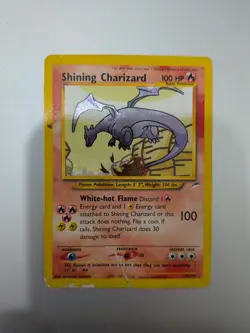 Shining Charizard 107/105 Neo Destiny Holo Secret Rare English Unlimited - DMG - Image 1