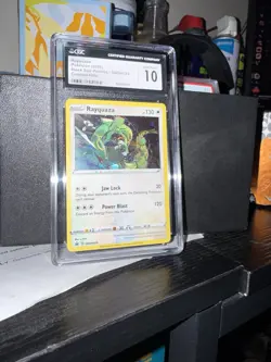Pokemon Rayquaza SWSH029 Black Star Promo Pixel Cosmos Holo English CGC 10 - Image 1