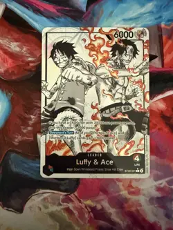 ST30-001 Luffy & Ace leader Alt Art (Parallel) One Piece Card Game ENGLISH Deck - Image 3