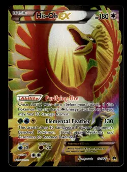 Ho-Oh EX 121/122 Ultra Rare BREAKpoint Pokemon Card - Image 2