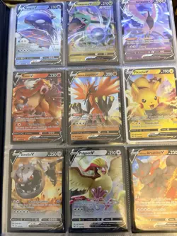 Pokemon 250+ Card Binder Ex, Holos,reverse Holos+ Random Set Booster(see Descr) - Image 1