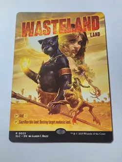 Wasteland, NON-FOIL - Secret Lair Encyclopedia of Magic A-Z MTG NM Card - Image 1