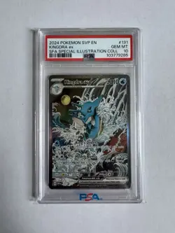 Kingdra EX 131 Pokemon TCG Scarlet & Violet Black Star Promo Holo Card PSA 10 - Image 1