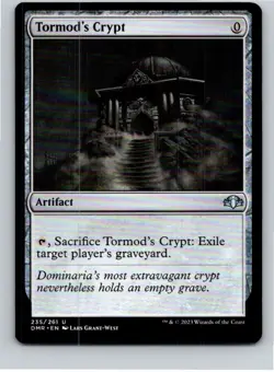 Magic the Gathering Tormod's Crypt Dominaria Remastered MTG Free Shipping! - Image 1
