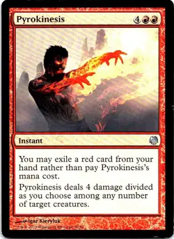 Pyrokinesis 32 Uncommon Duel Decks: Heroes vs. Monsters Magic: The Gathering DMG - Image 1