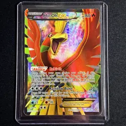 Pokemon TCG - Ho-Oh EX Full Art 119/124 Dragon's Exalted 2012 B&W Card - Image 1