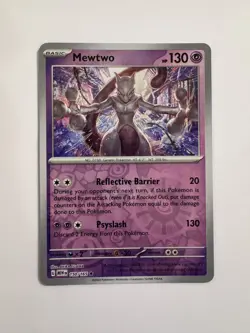 Pokemon TCG Mewtwo Scarlet & Violet-151 150/165 Holo Holo Rare - Image 1