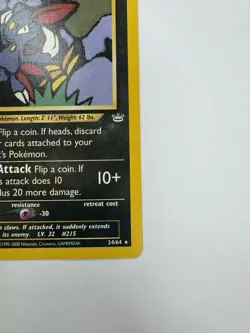 Pokemon Sneasel 24/64 Neo Genesis Unlimited Regular 60 HP English - Image 4