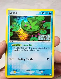 NM Lotad - Reverse Holo #55 Crystal Guardians Pokemon TCG - Image 1