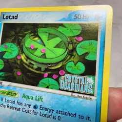 NM Lotad - Reverse Holo #55 Crystal Guardians Pokemon TCG - Image 3