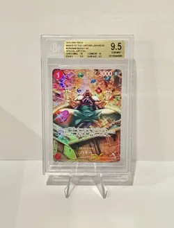 BGS 9.5 One Piece Card Buggy Special Alt Art OP03-008 Japanese 2023 - Image 1