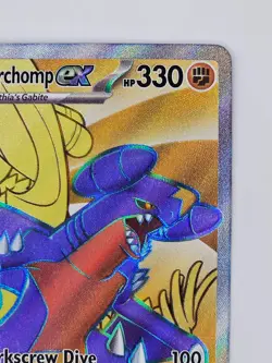 Cynthia's Garchomp ex 215/182 Pokemon TCG Destined Rivals Ultra Rare Holo NM - Image 4