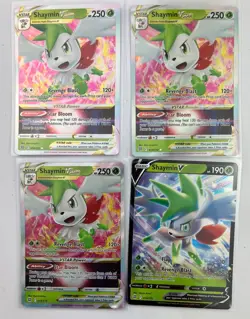 pokemon TCG Shaymin V Vstar 4 Card lot 14/172 13/172 Holo - Image 1