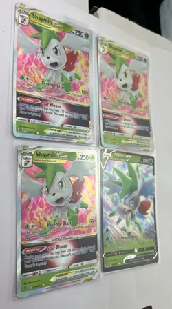 pokemon TCG Shaymin V Vstar 4 Card lot 14/172 13/172 Holo - Image 2