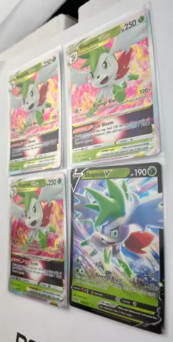 pokemon TCG Shaymin V Vstar 4 Card lot 14/172 13/172 Holo - Image 4