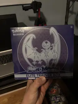 Pokemon Sun and Moon Base Set ETB Lunala Elite Trainer Box 728192530920 - Image 1