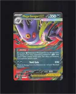 Mega Gengar ex 056/094 Double Rare Phantasmal Flames Pokemon Near Mint - Image 1