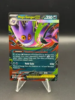 Mega Gengar ex 056/094 Double Rare Phantasmal Flames Pokemon Near Mint - Image 1