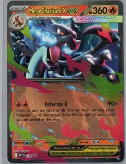 Mega Charizard X ex 029 Holo Promo ME: Mega Evolution Promo Pokemon Near Mint - Image 1