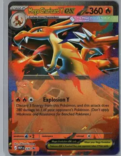 Mega Charizard Y ex 030 Holo Promo ME: Mega Evolution Promo Pokemon Near Mint - Image 1