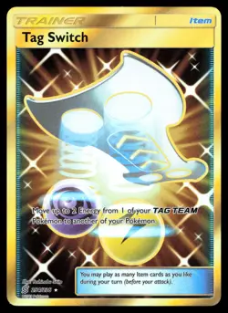 Tag Switch 254/236 Unified Minds Secret Rare Holo Pokemon Card - Image 1