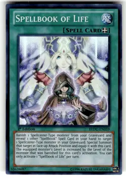 Spellbook of Life - REDU-EN059 - NM - Super Rare - 1st ed - Yugioh - Image 1