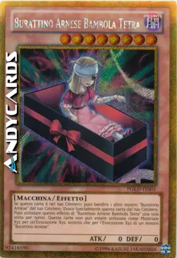 BURATTINO ARNESE BAMBOLA TETRA • Oro Segreta • PGLD IT001 • Unl • Yugioh! - Image 1