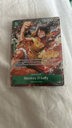 One Piece TCG Monkey.D.Luffy P-135 Winner Stamp OP16 Pre-Release Event Promo - Image 1