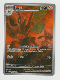 Pokemon TCG: Obsidian Flames - Scizor 205/197 Illustration Rare IR Holo NM - Image 1