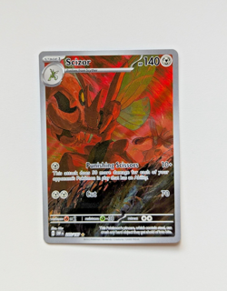Pokemon TCG Scizor Sv03: Obsidian Flames 205/197 Holo Illustration Rare - Image 1