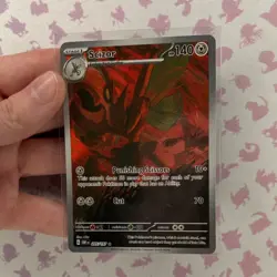 Pokemon TCG Scizor Illustration Rare Full Art Holo 205/197 Obsidian Flames 140 … - Image 4
