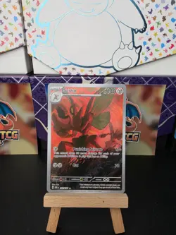 Pokemon TCG Scizor Sv03: Obsidian Flames 205/197 Holo Illustration Rare - Image 1