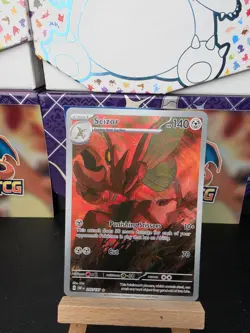 Pokemon TCG Scizor Sv03: Obsidian Flames 205/197 Holo Illustration Rare - Image 2