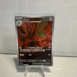 Pokemon TCG Scizor Sv03: Obsidian Flames 205/197 Holo Illustration Rare - Image 1
