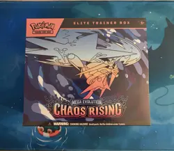 Pokemon TCG Chaos Rising Elite Trainer Box ETB New and Sealed Mega Evolution - Image 1