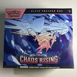 Pokemon TCG Mega Evolution Chaos Rising Elite Trainer Box ETB - Image 1