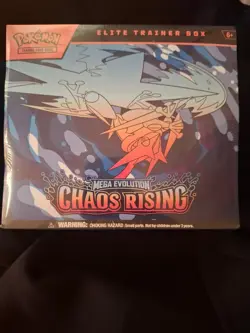 Pokemon TCG Mega Evolution Chaos Rising Elite Trainer Box ETB Sealed New - Image 1